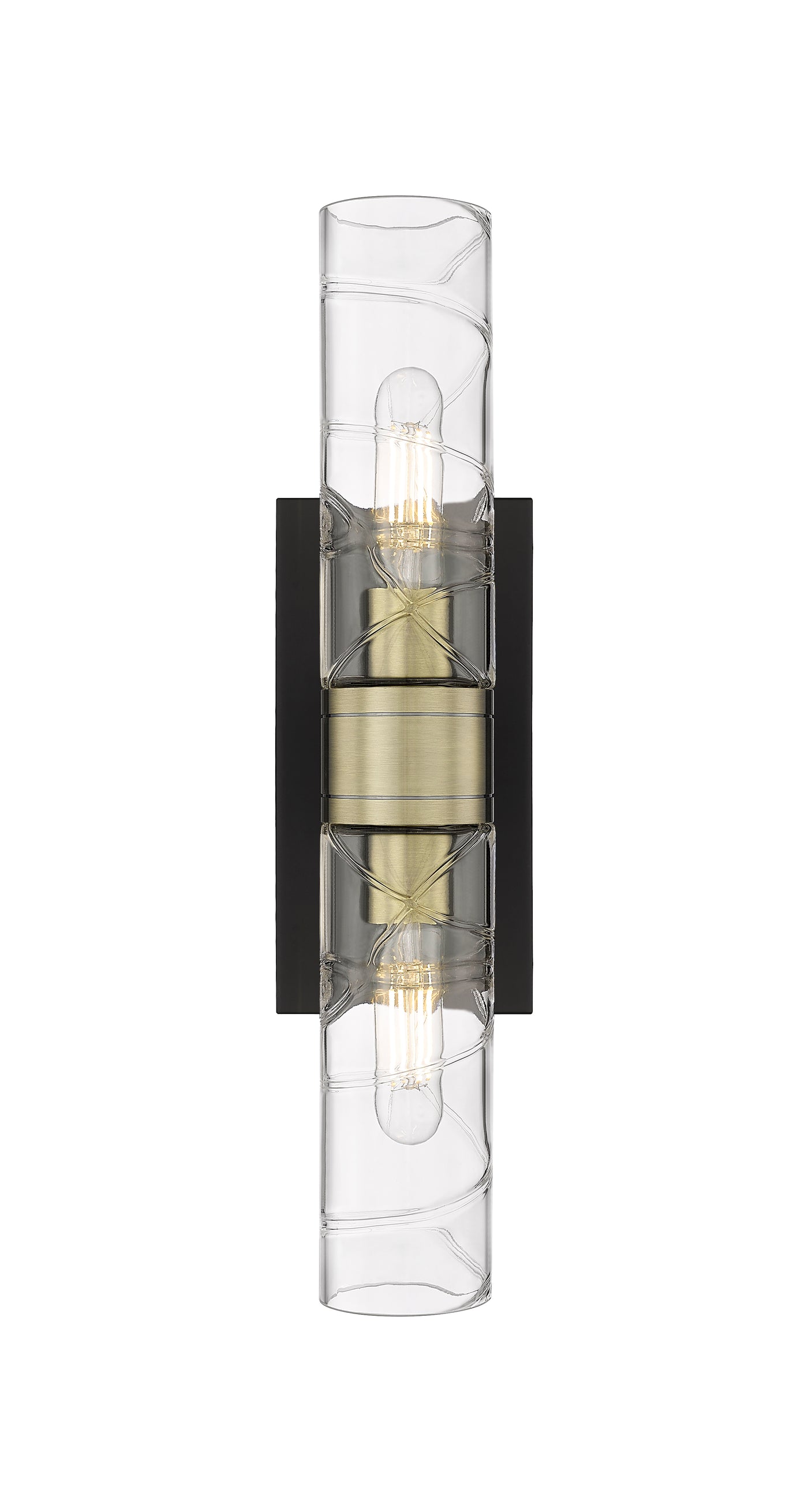 Downtown Urban Linear Bath Vanity Cast Brass