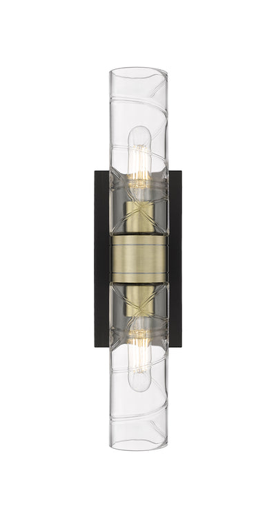 Downtown Urban Linear Bath Vanity Cast Brass
