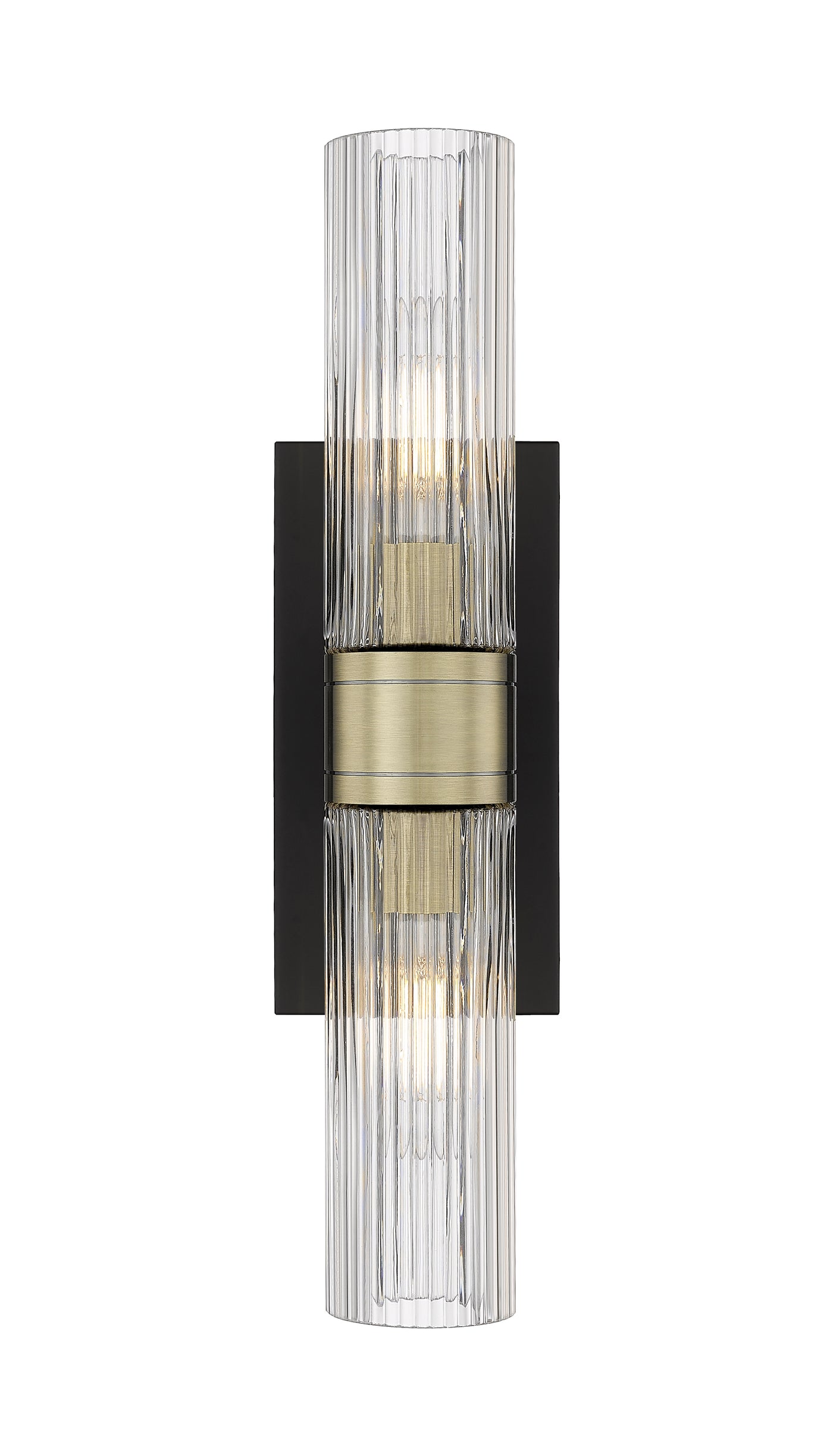 Downtown Urban Linear Bath Vanity Cast Brass