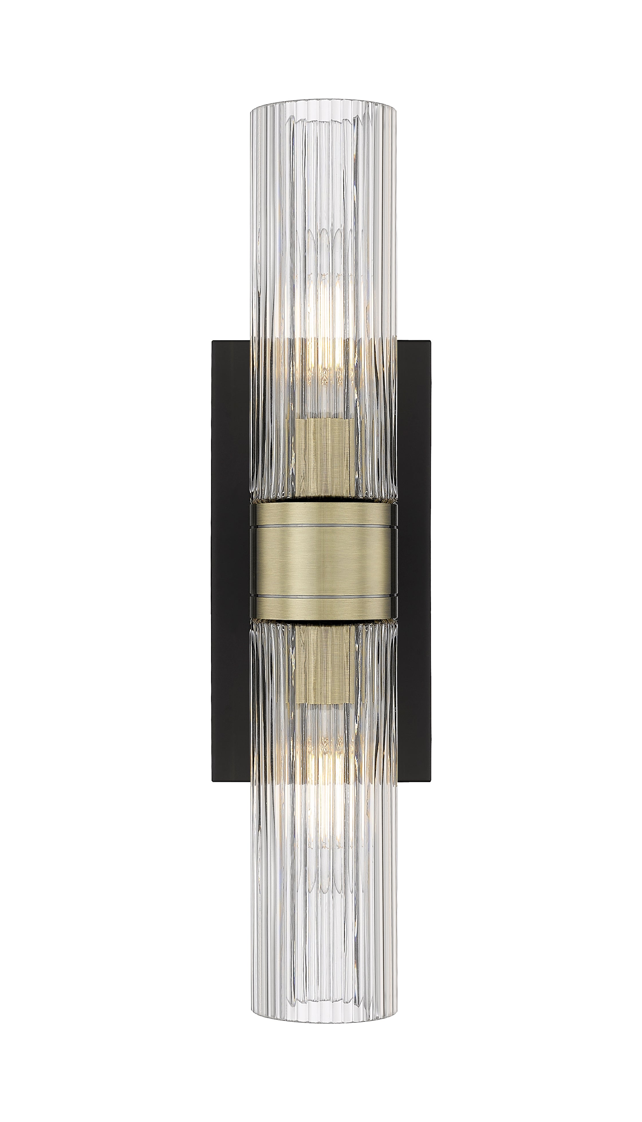 Downtown Urban Linear Bath Vanity Cast Brass
