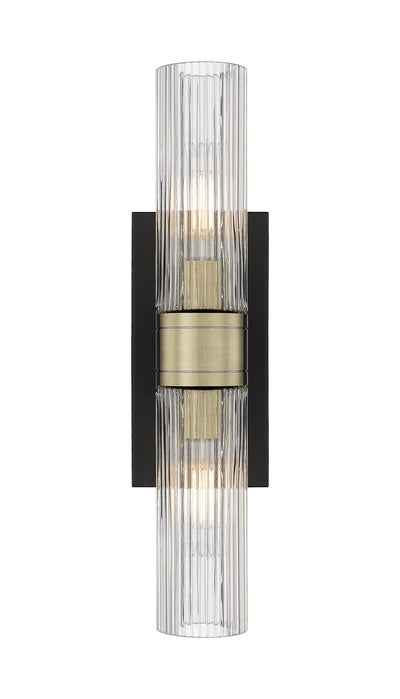 Downtown Urban Linear Bath Vanity Cast Brass