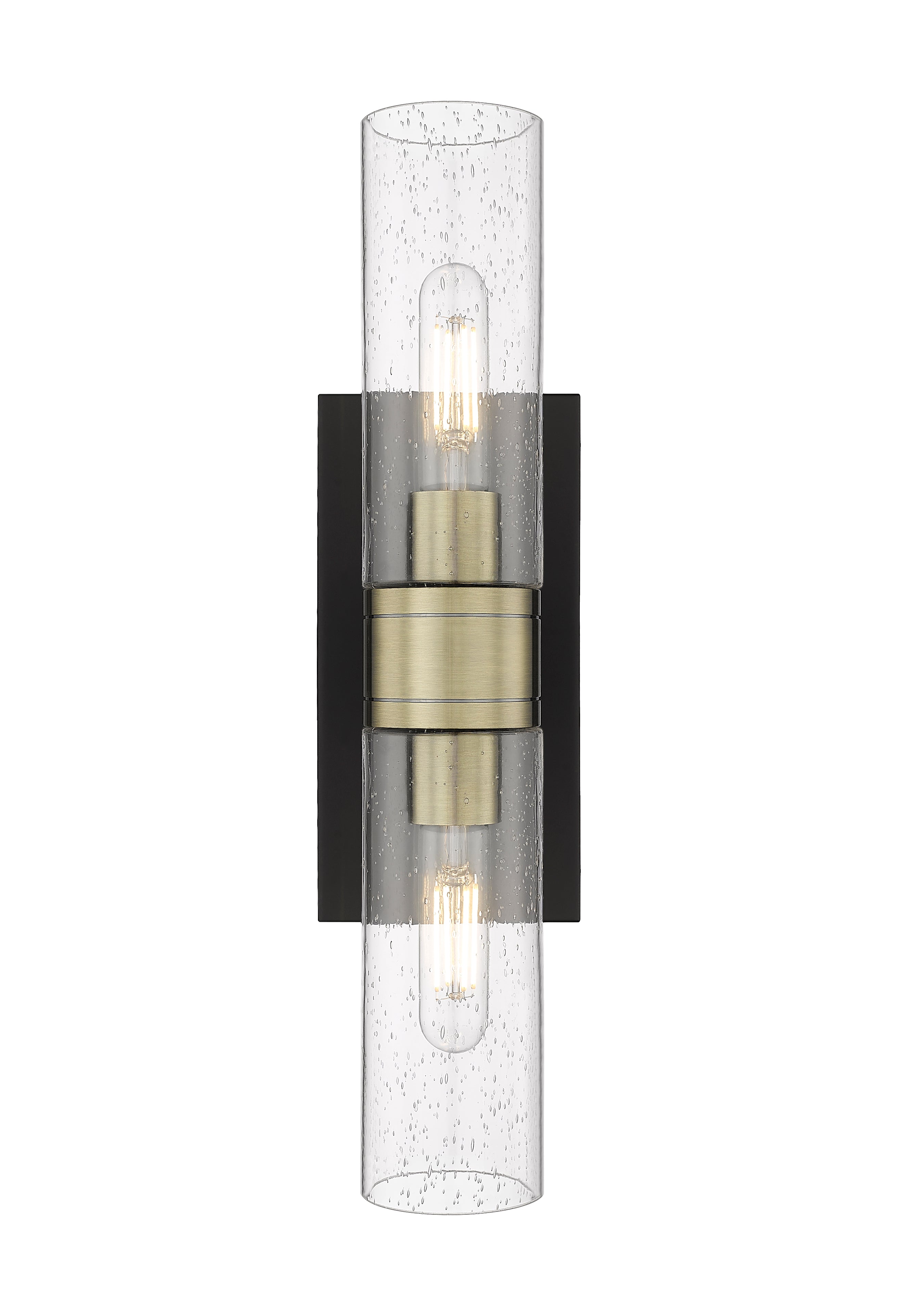 Downtown Urban Linear Bath Vanity Cast Brass