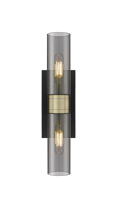 Downtown Urban Linear Bath Vanity Cast Brass
