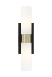 Downtown Urban Linear Bath Vanity Cast Brass