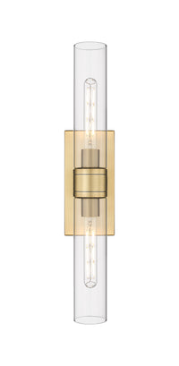 Downtown Urban Sconce Cast Brass Steel