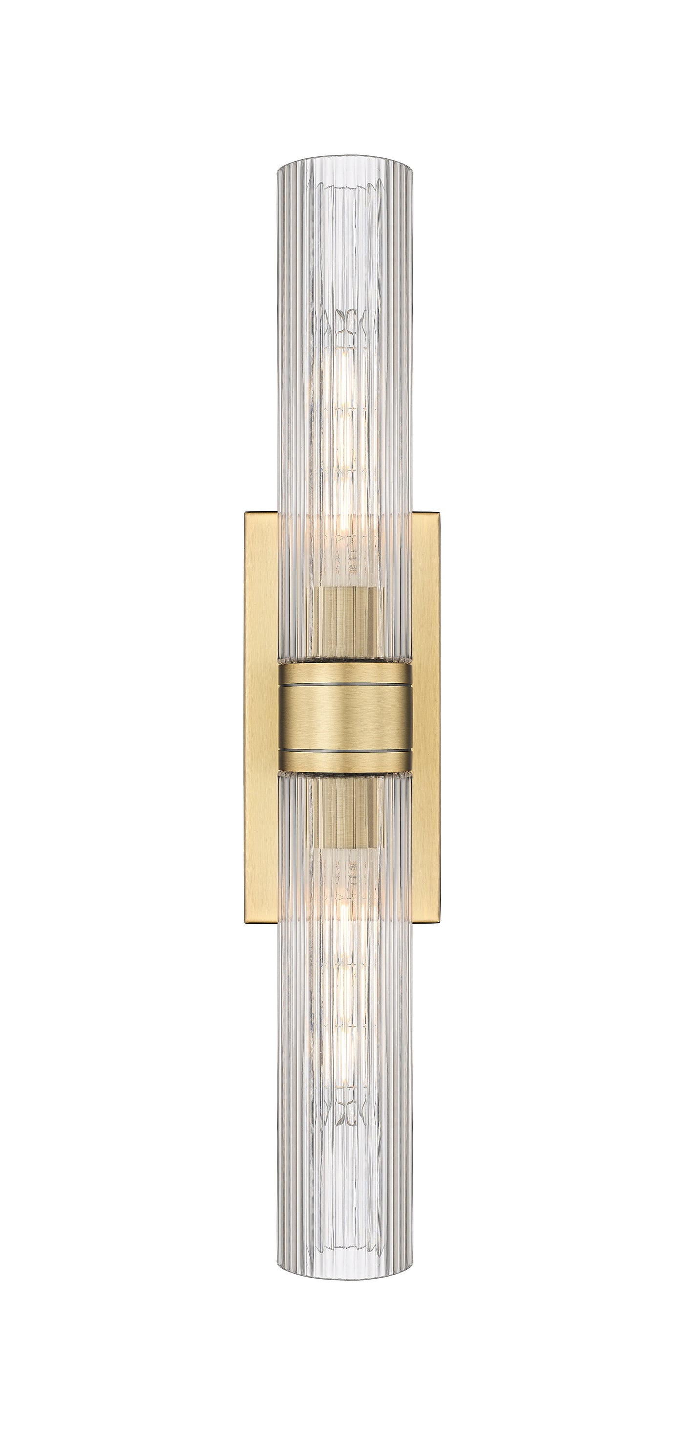 Downtown Urban Sconce Cast Brass Steel