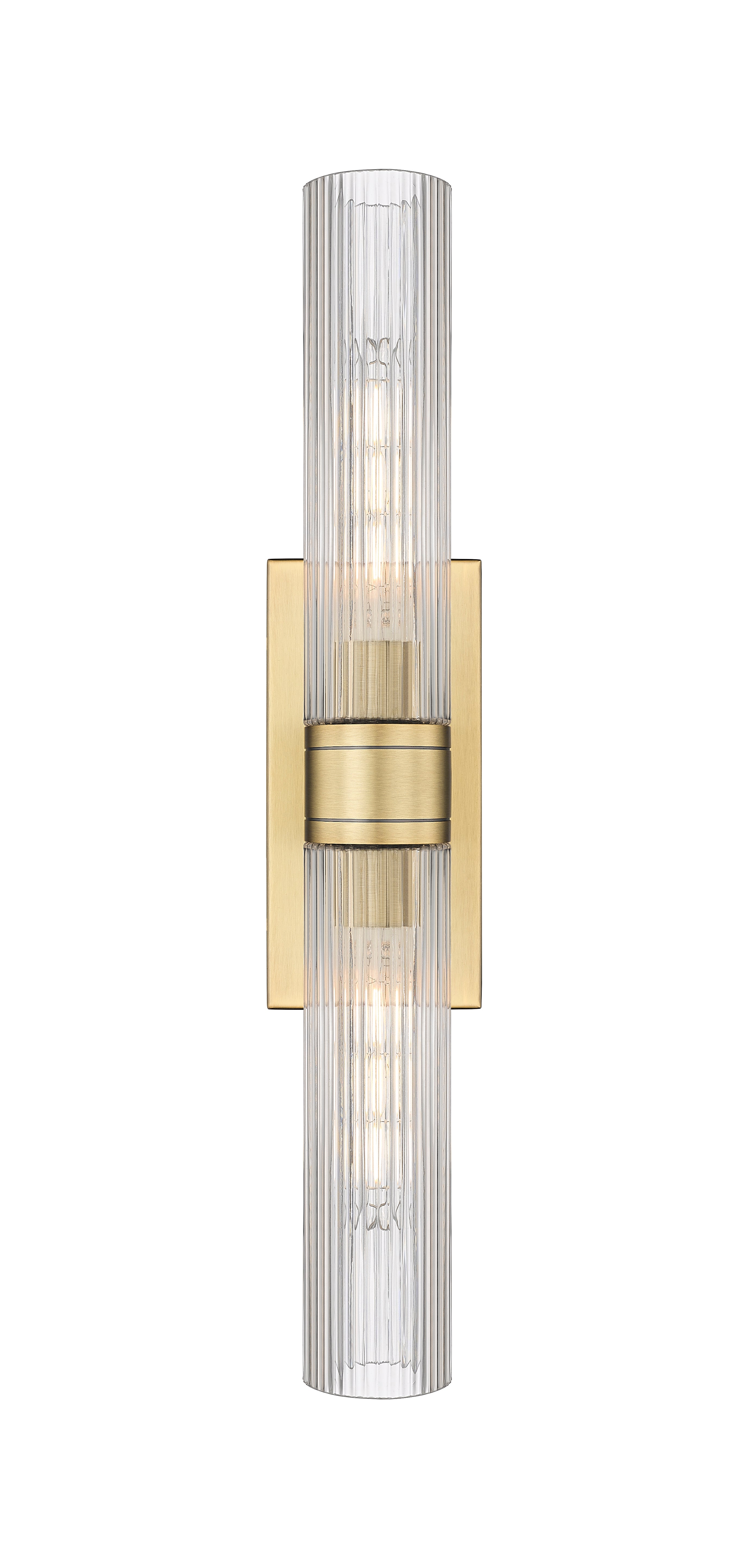 Downtown Urban Sconce Cast Brass Steel