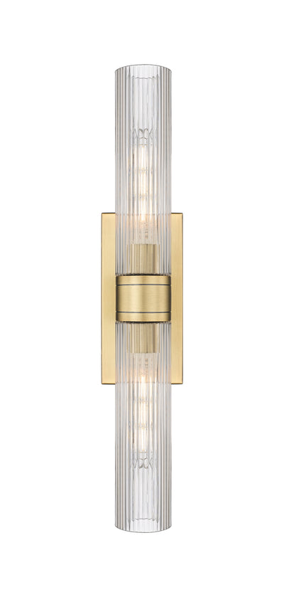 Downtown Urban Sconce Cast Brass Steel