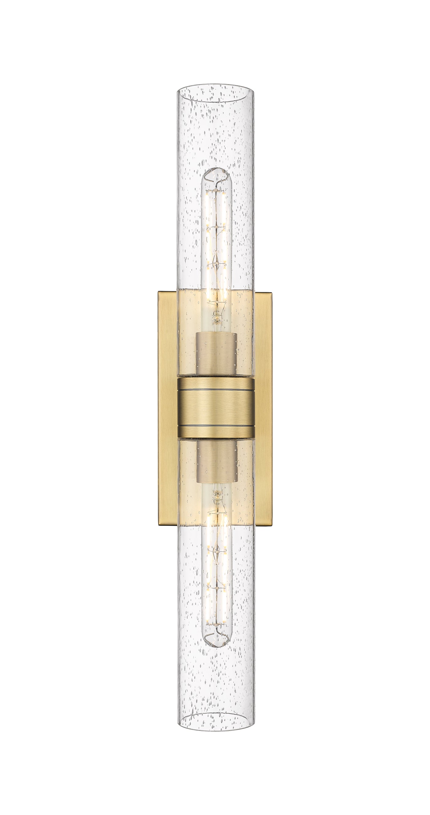 Downtown Urban Sconce Cast Brass Steel