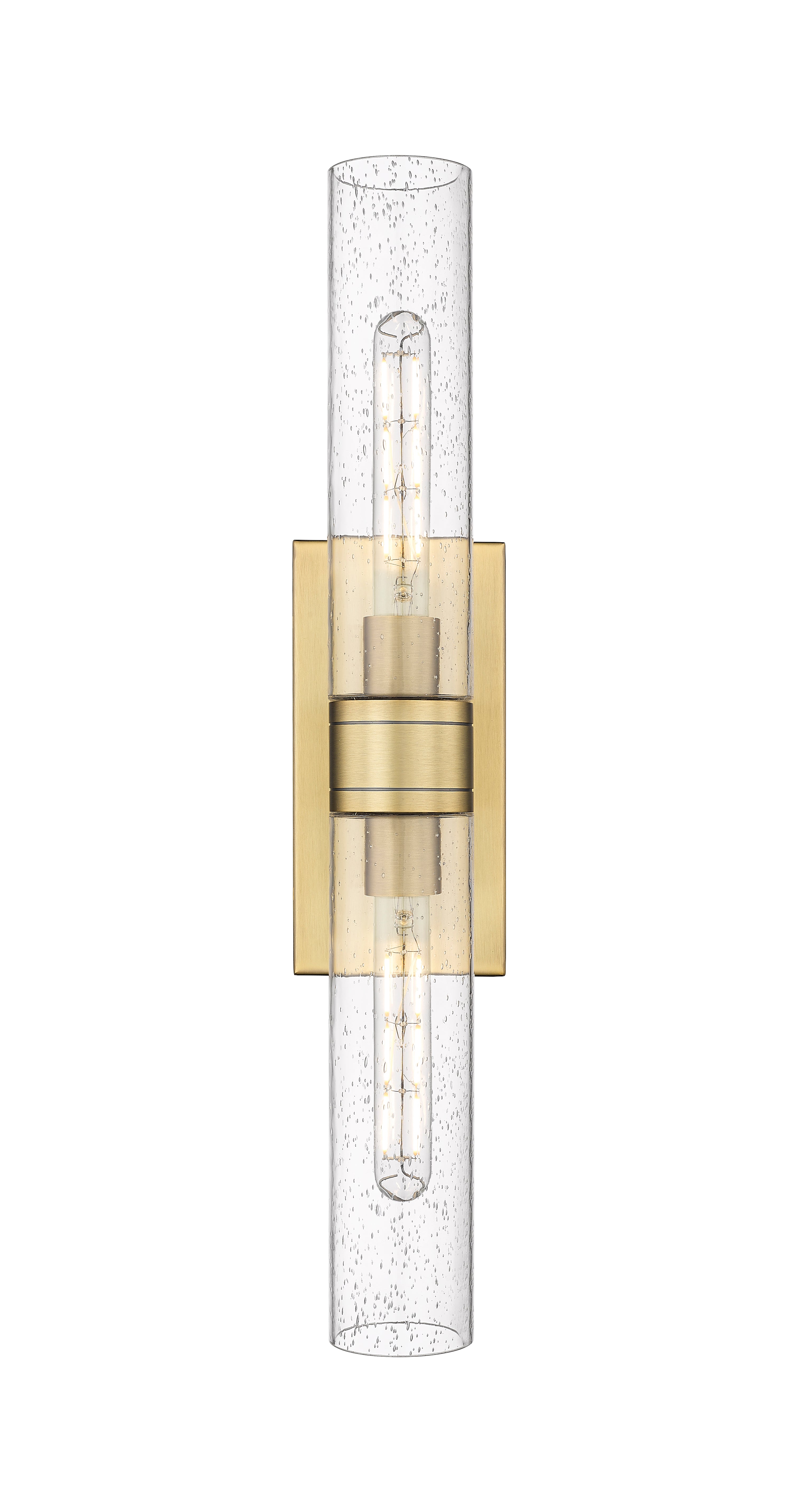 Downtown Urban Sconce Cast Brass Steel