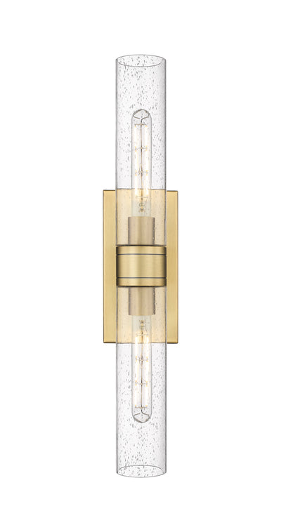 Downtown Urban Sconce Cast Brass Steel