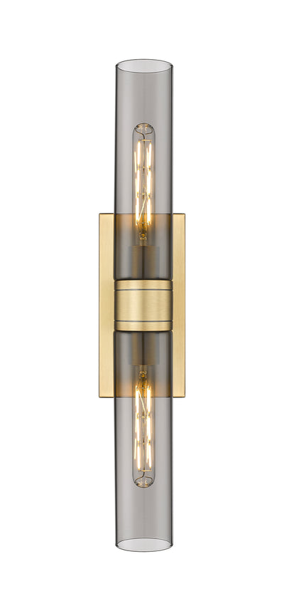 Downtown Urban Sconce Cast Brass Steel