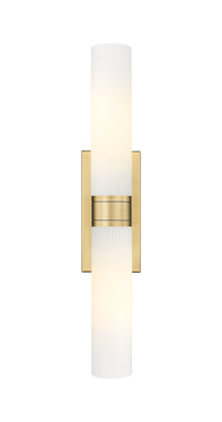 Downtown Urban Sconce Cast Brass Steel
