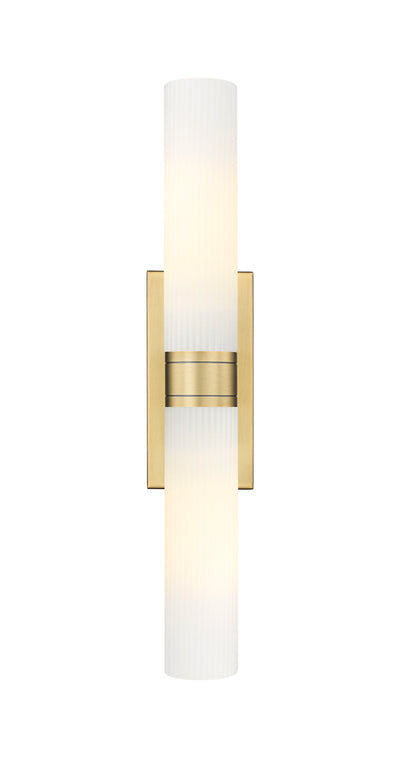 Downtown Urban Sconce Cast Brass Steel