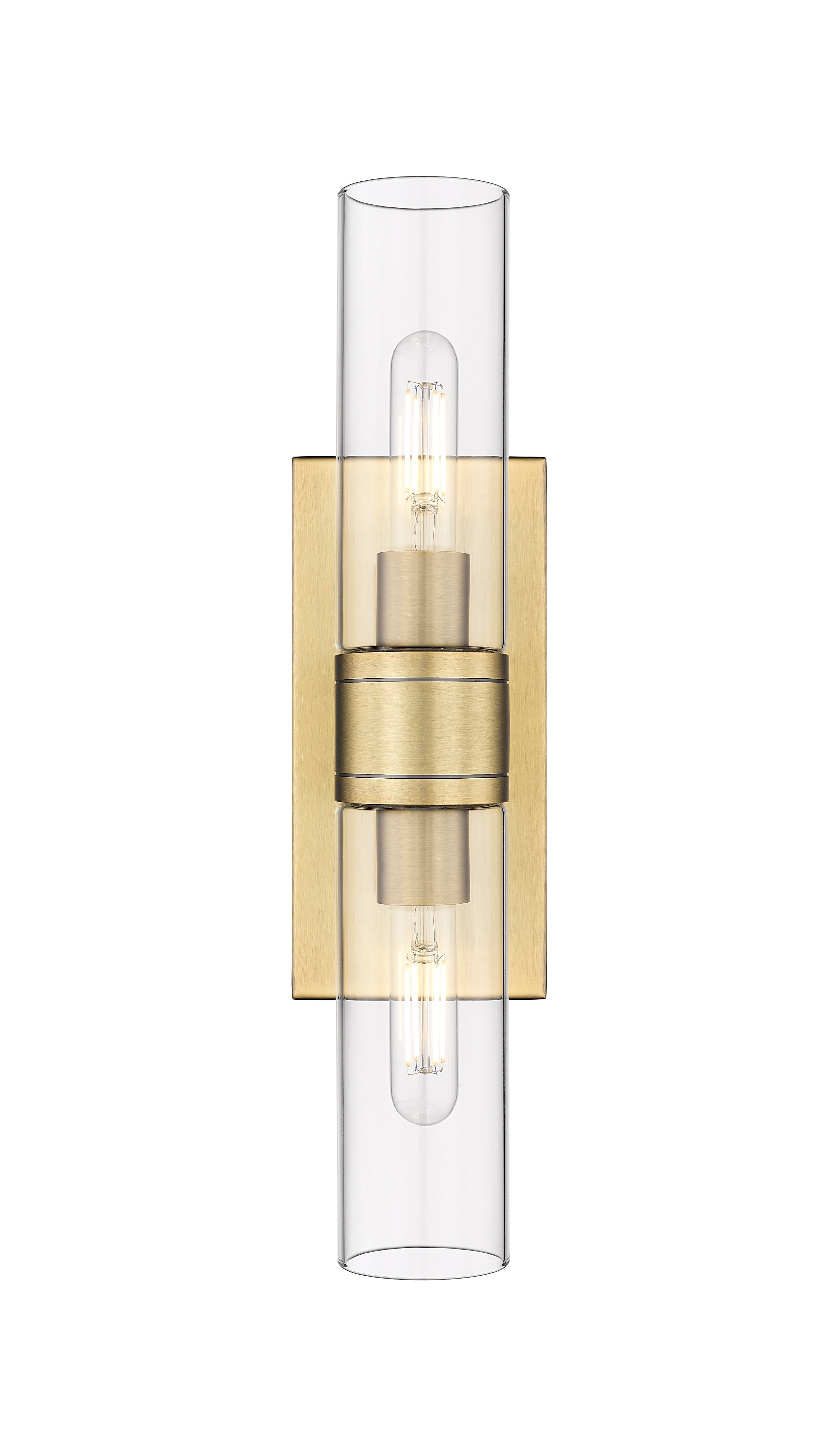 Downtown Urban Linear Bath Vanity Cast Brass