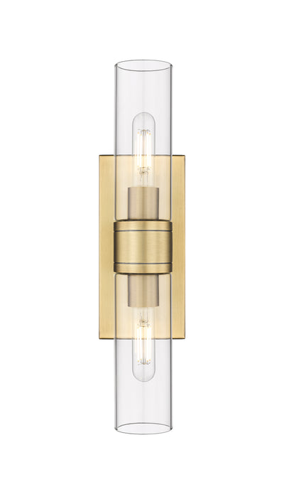 Downtown Urban Linear Bath Vanity Cast Brass