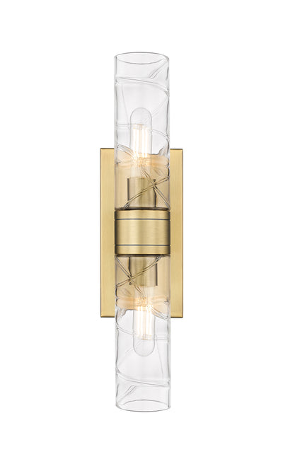 Downtown Urban Linear Bath Vanity Cast Brass