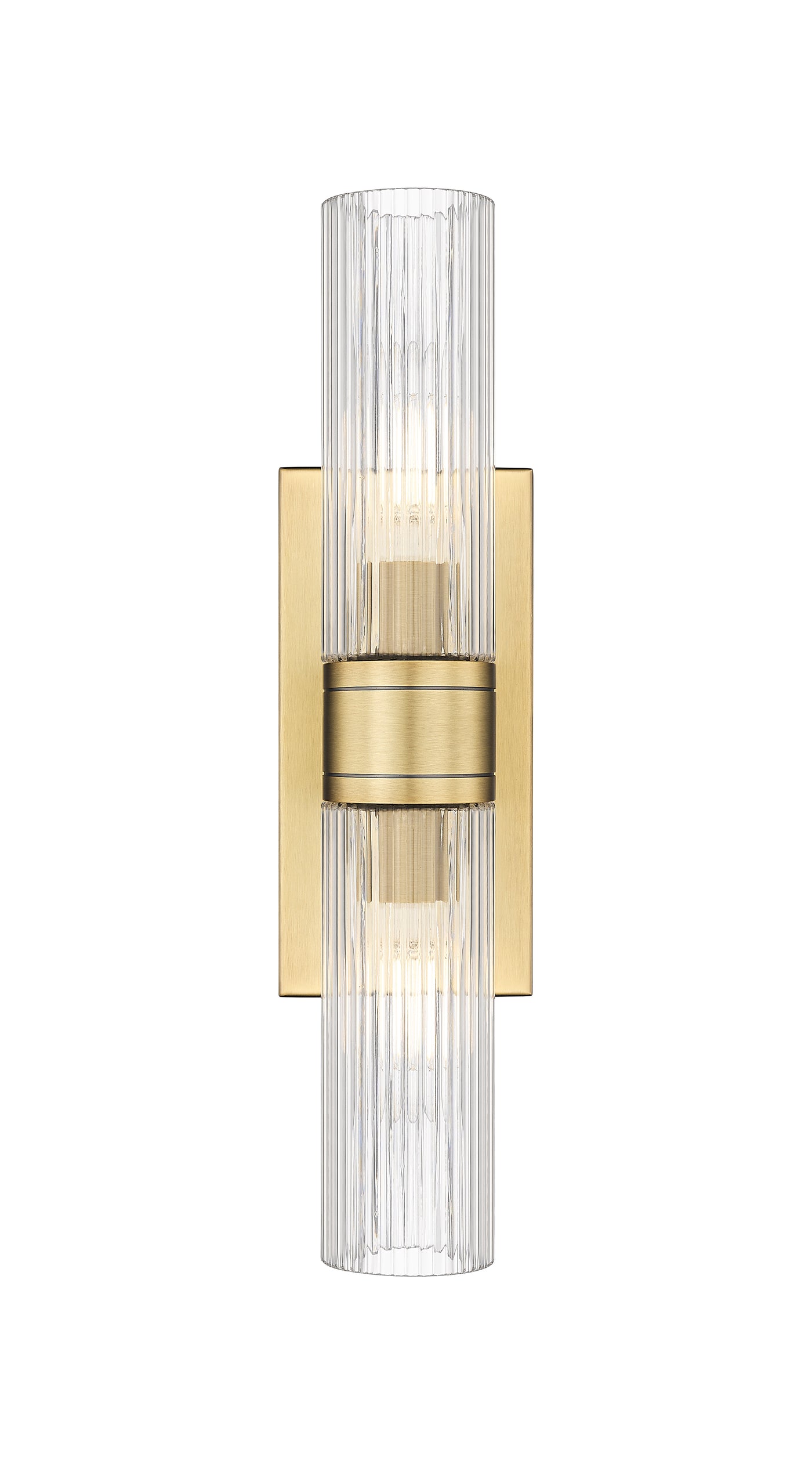 Downtown Urban Linear Bath Vanity Cast Brass