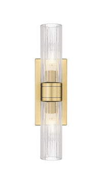 Downtown Urban Linear Bath Vanity Cast Brass