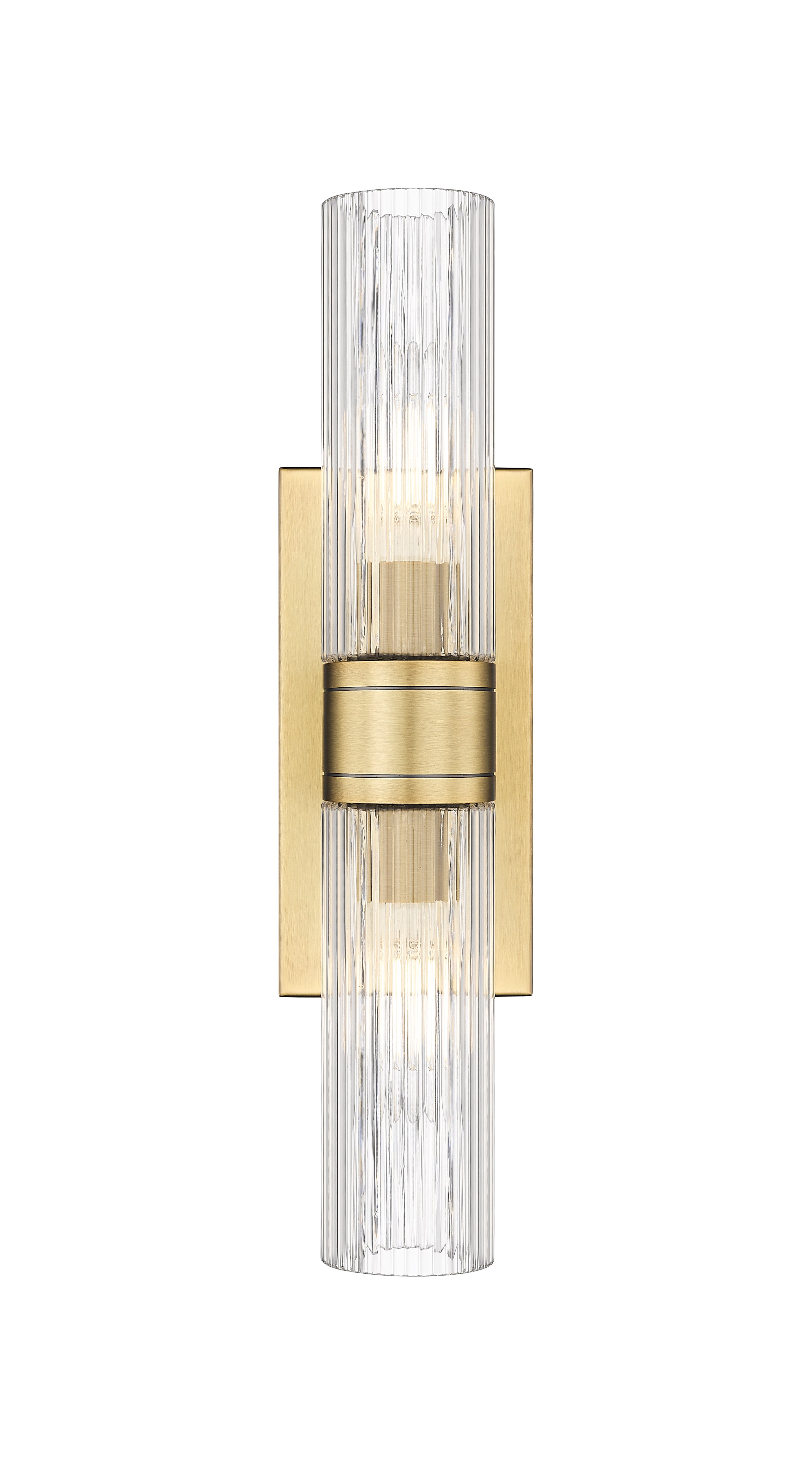 Downtown Urban Linear Bath Vanity Cast Brass