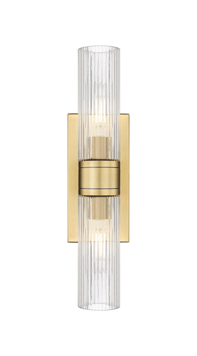 Downtown Urban Linear Bath Vanity Cast Brass