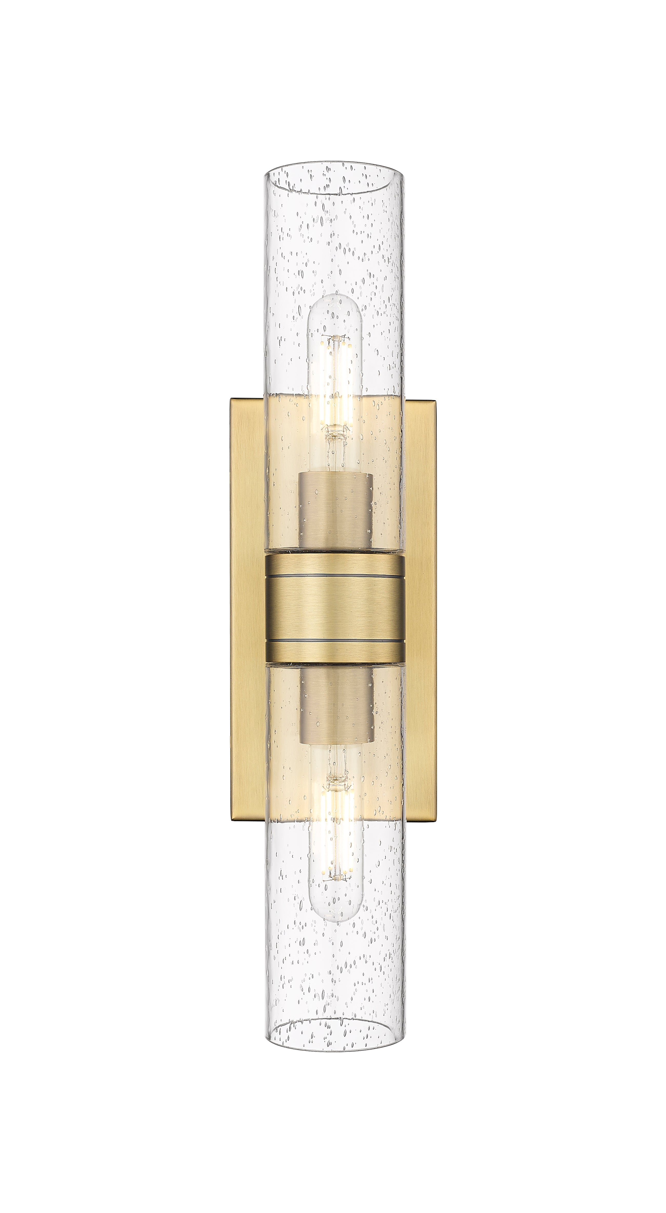 Downtown Urban Linear Bath Vanity Cast Brass