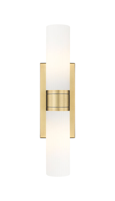 Downtown Urban Linear Bath Vanity Cast Brass