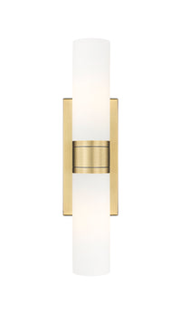 Downtown Urban Linear Bath Vanity Cast Brass