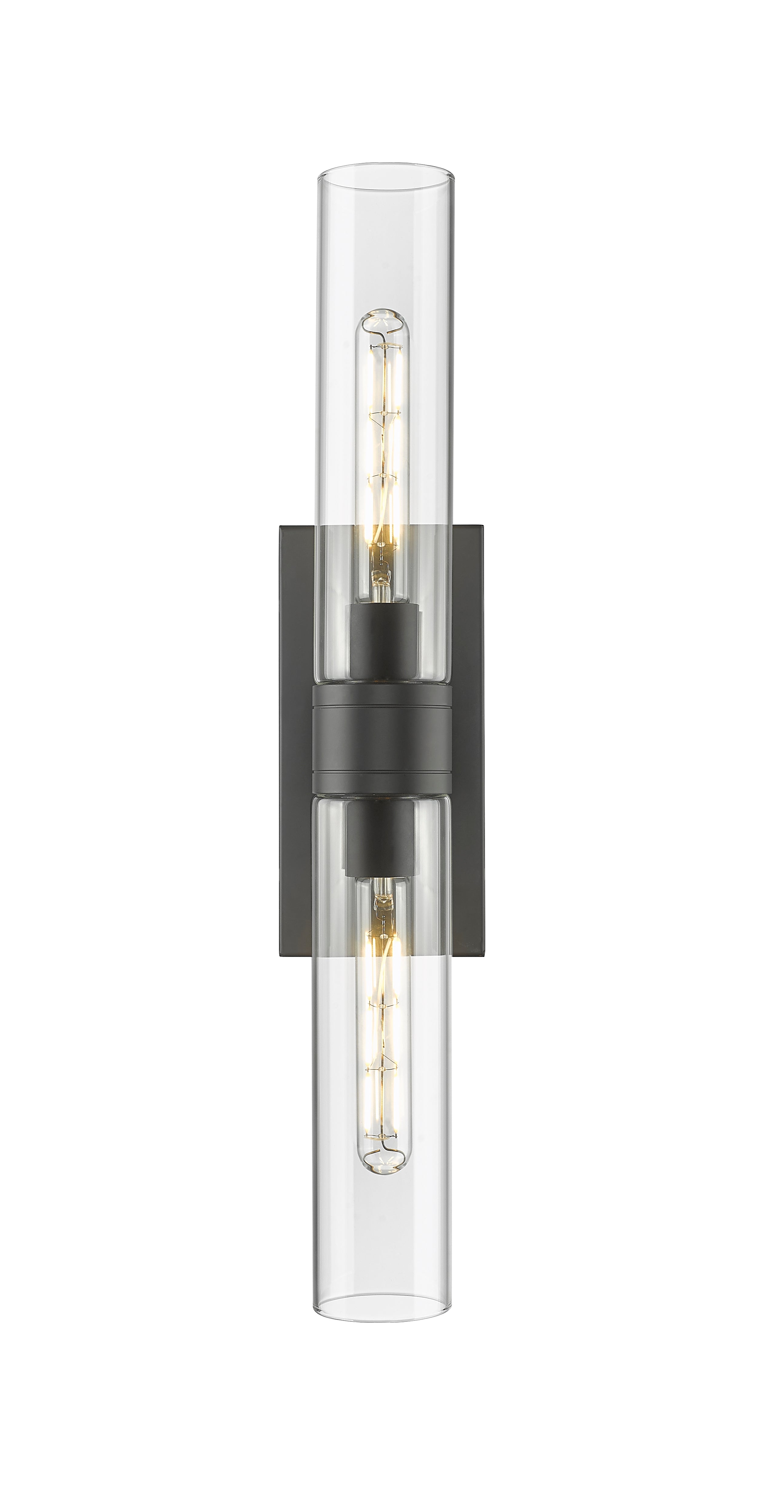 Downtown Urban Sconce Cast Brass Steel