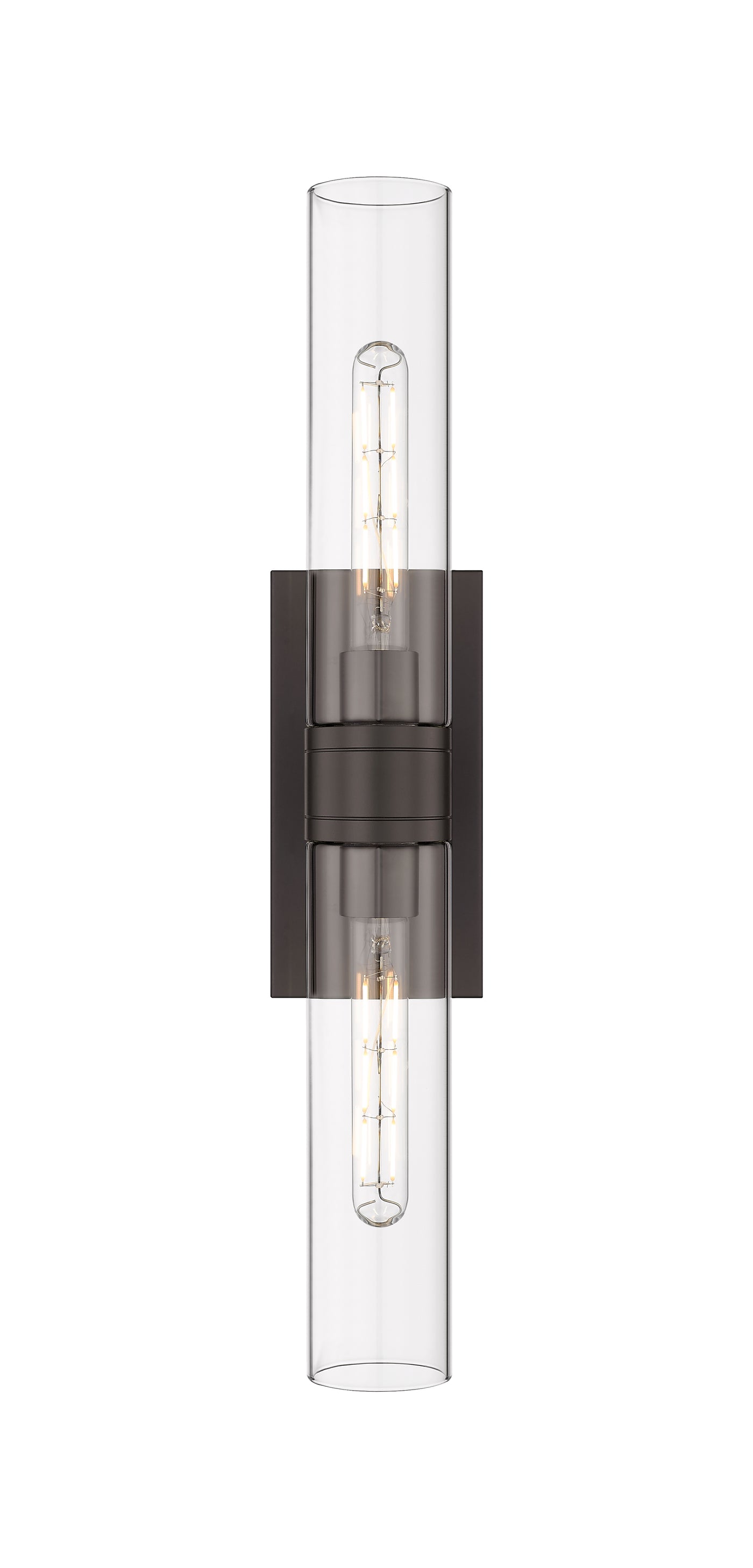 Downtown Urban Sconce Cast Brass Steel