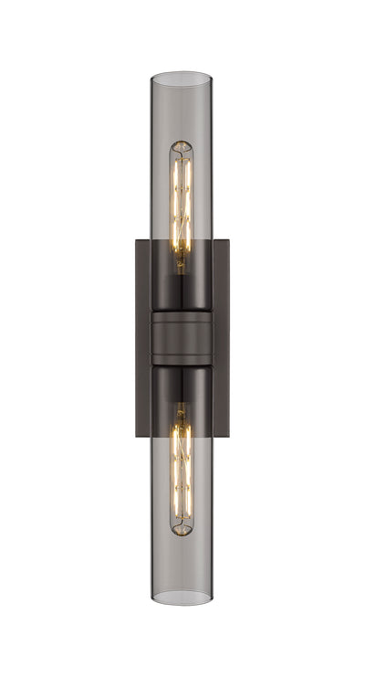 Downtown Urban Sconce Cast Brass Steel