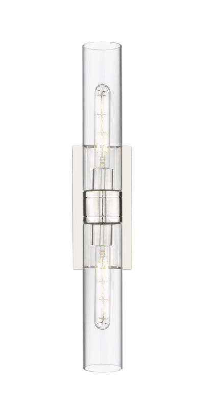 Downtown Urban Sconce Cast Brass Steel