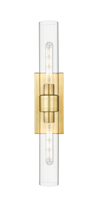 Downtown Urban Sconce Cast Brass Steel