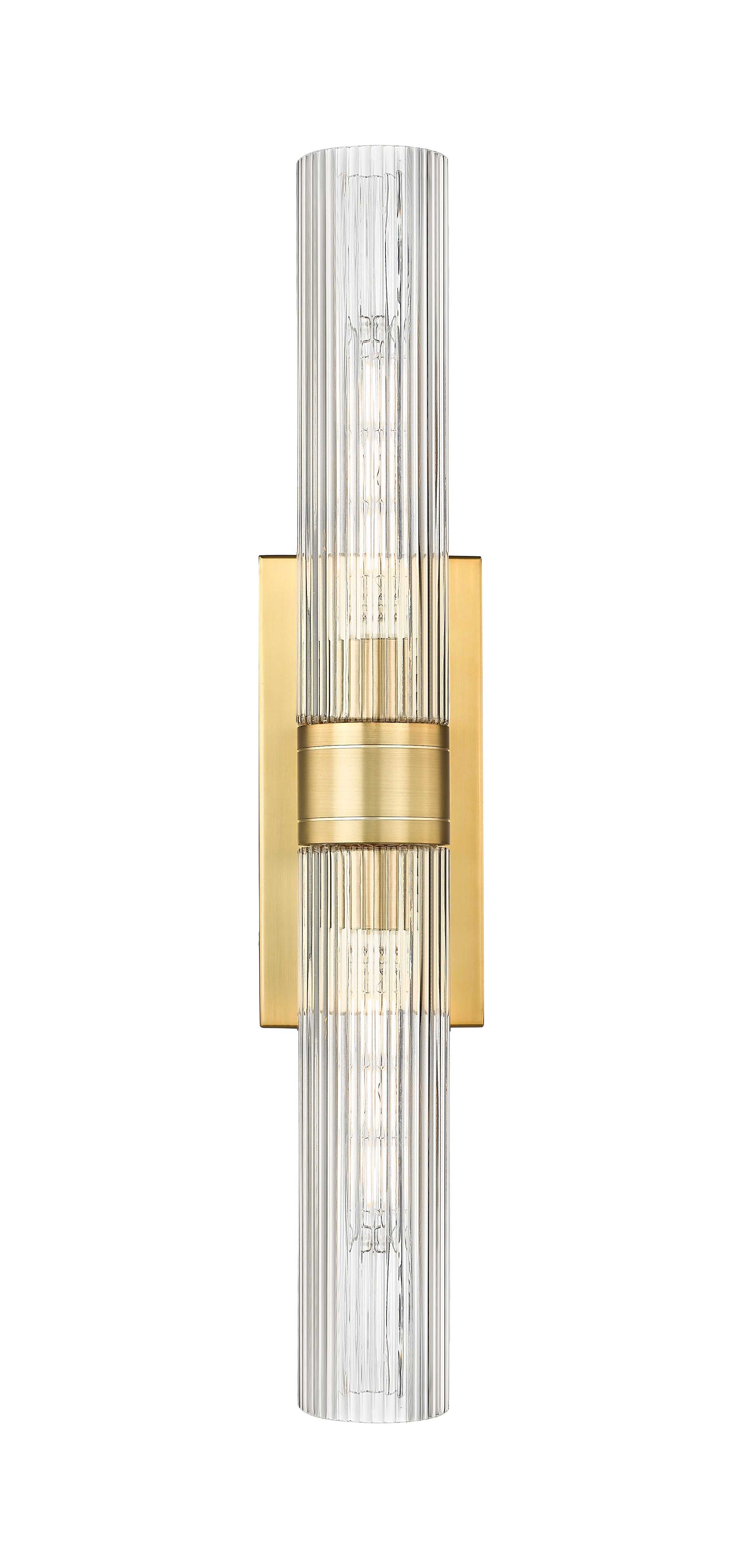 Downtown Urban Sconce Cast Brass Steel