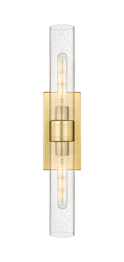 Downtown Urban Sconce Cast Brass Steel