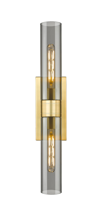 Downtown Urban Sconce Cast Brass Steel