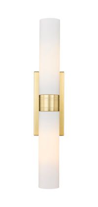 Downtown Urban Sconce Cast Brass Steel
