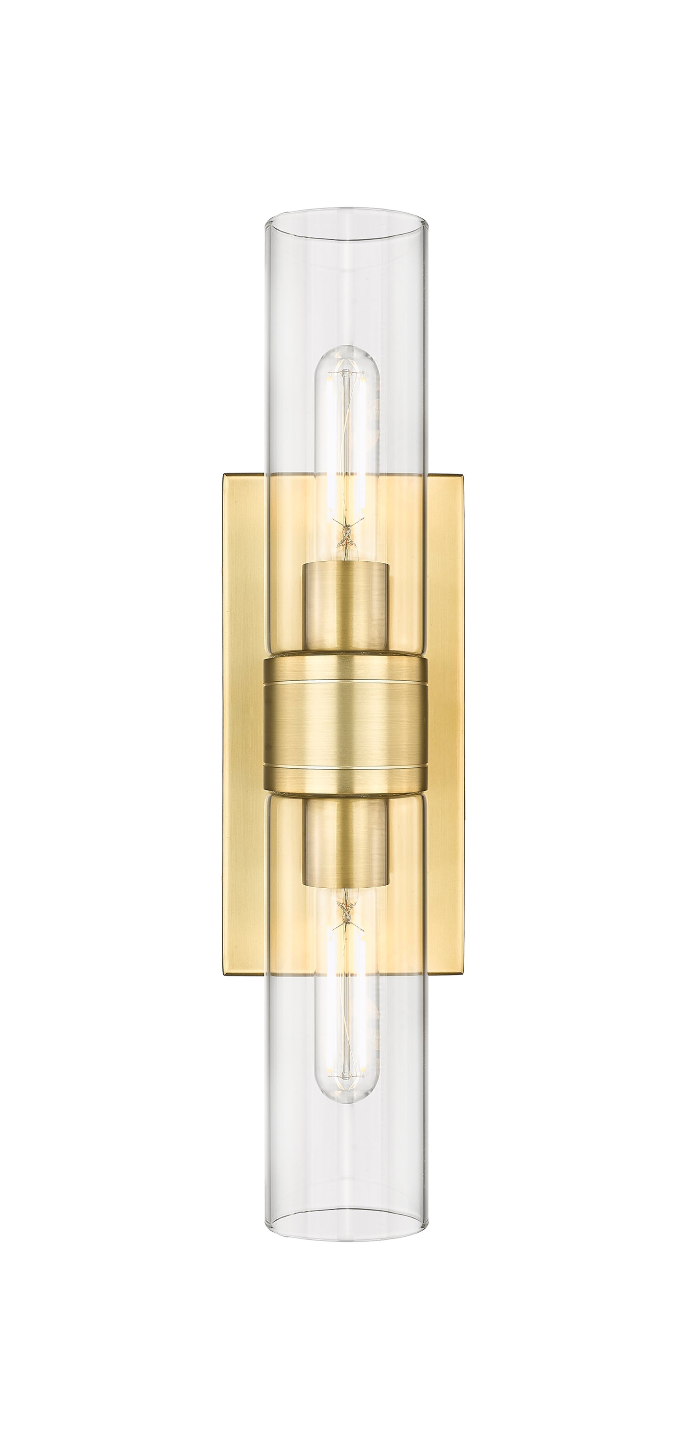 Downtown Urban Linear Bath Vanity Cast Brass