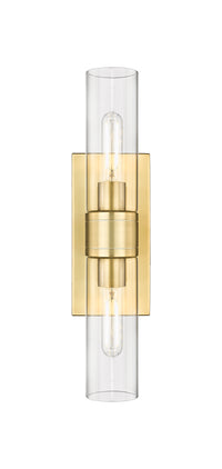 Downtown Urban Linear Bath Vanity Cast Brass