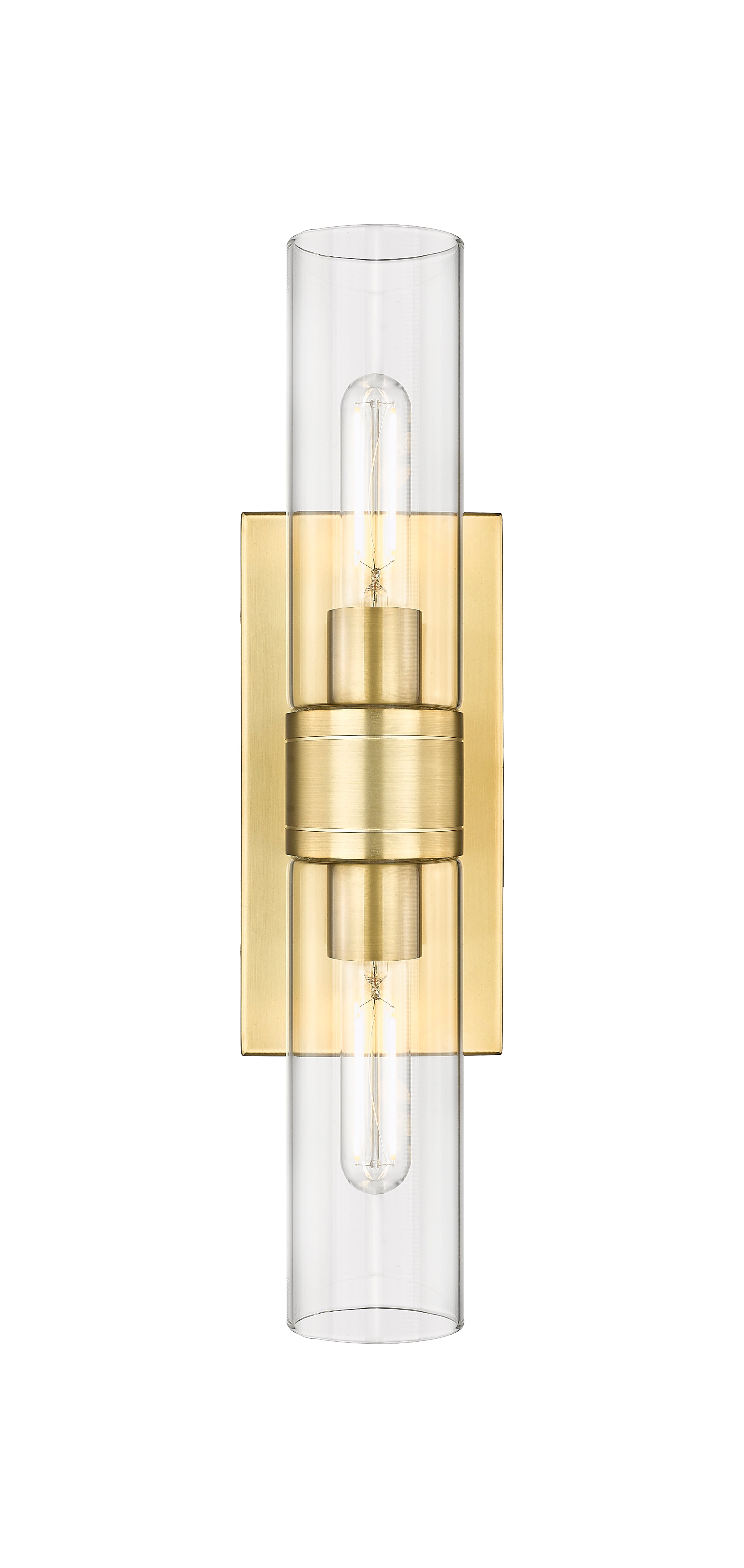 Downtown Urban Linear Bath Vanity Cast Brass