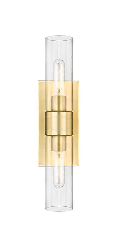 Downtown Urban Linear Bath Vanity Cast Brass