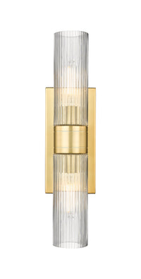 Downtown Urban Linear Bath Vanity Cast Brass