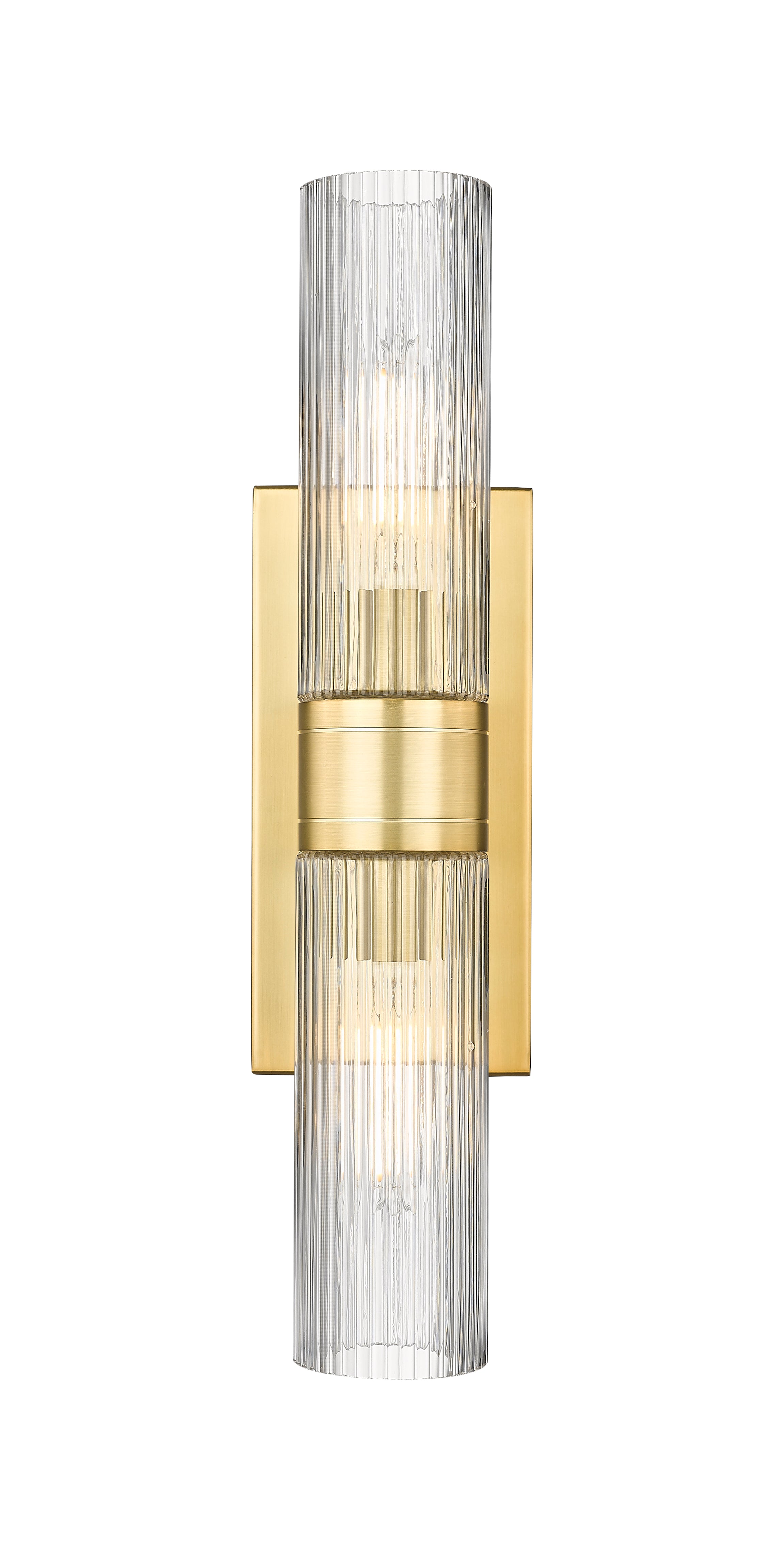 Downtown Urban Linear Bath Vanity Cast Brass