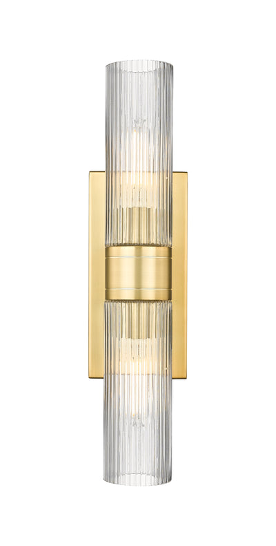 Downtown Urban Linear Bath Vanity Cast Brass