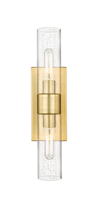 Downtown Urban Linear Bath Vanity Cast Brass