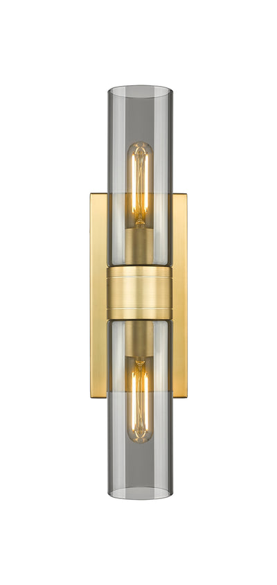 Downtown Urban Linear Bath Vanity Cast Brass