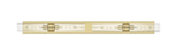 Downtown Urban Linear Bath Vanity Light Brass