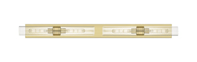Downtown Urban Linear Bath Vanity Light Brass