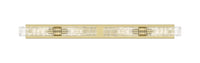 Downtown Urban Linear Bath Vanity Light Brass