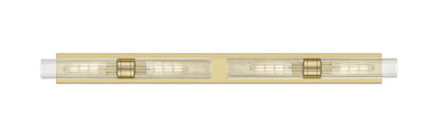 Downtown Urban Linear Bath Vanity Light Brass